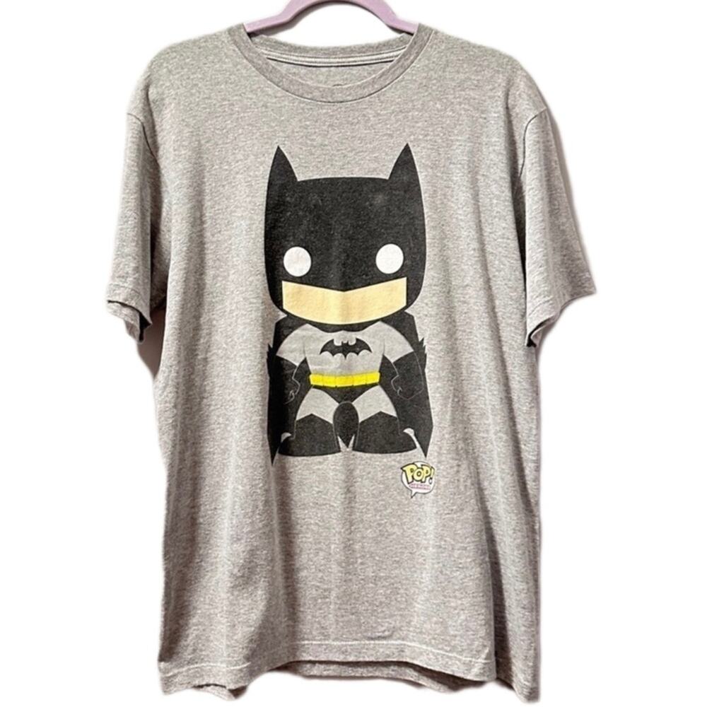 Batman pop heroes tee short large grey